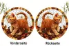 GKA XL Sonnenfänger süße braune Katze 20 cm Buntglas Produktbild-Vorschau 6