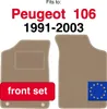Autoteppiche vorne für: Peugeot  106 Hatchback (1991-2003) Produktbild-Vorschau 16