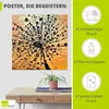 ARTland Poster Pusteblume Tröpfchenfang Größe: 30x30 cm Produktbild-Vorschau 2