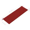 vidaXL Coussin pour banc de jardin rouge 150x50x3 cm tissu Voir les images du produit 21