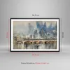 Gerahmtes Poster - Schwarzer Rahmen - London Aquarell Produktbild-Vorschau 5