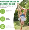 Turnreck aus Rundholz mit Reckstange rot Kletterstange Produktbild-Vorschau 2