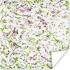 MuchoWow® Poster Ein weißes und rosafarbenes Blumendesign Produktbild-Vorschau 1