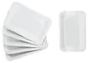 6x Pur Pappteller aus Porzellan 24,5x16cm weiß Produktbild-Vorschau 2