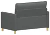 vidaXL Sofá, color gris oscuro, 126 x 81 x 87,5 cm, Vista previa de la imagen del producto 5