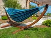 VIVERE Hängematte aus Baumwolle mit Gestell aus Holz 260 cm Produktbild-Vorschau 4