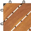 vidaXL : Dalles de terrasse, 10 pièces, couleur marron, 30 Voir les images du produit 6