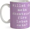 Mr. & Mrs. Panda Kaffeebecher Spruch Heiratsantrag Produktbild-Vorschau 3