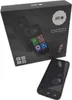 A smartphone box with a smartphone placed next to it. Voir les images du produit