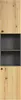trendteam Bad Hochschrank Pure Bliss Evoke Eiche/Anthrazit Produktbild-Vorschau 2