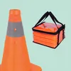 Relaxdays Pylonen, 4er Set, faltbare Leitkegel, Produktbild-Vorschau 6
