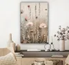 Leinwand Bilder 60x90 cm - Blumen - Rosa - Modern - Beige, Produktbild-Vorschau 7