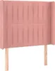 vidaXL Boxspringbett mit Matratze & LED Rosa 90x200 cm Samt Produktbild-Vorschau 7