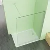 Duschabtrennung Walk in Dusche 120 x 195cm  Duschwand Produktbild-Vorschau 2
