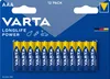 Varta Alkaline Batterie AAA/LR03 1,5 V High Energy 12er Produktbild-Vorschau 2