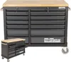 Werkstattwagen DELUXE 12 Schubladen 123 cm Breite Produktbild-Vorschau 1