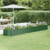 vidaXL Hochbeet Verzinkter Stahl 368x80x36 cm Grün Produktbild-Vorschau 1