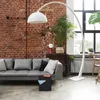 Pouf Relaxdays con vano portaoggetti, pieghevole, imbottito Anteprima dell’immagine prodotto 2