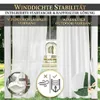 Sada 2 kusů venkovních záclon, voděodolné, 230 g/m², Náhled obrázku produktu 5