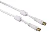 Antennen-Kabel 15m 100dB Filter vergoldet Weiß Produktbild-Vorschau 1