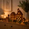 UNUS Dekohäuser Lichthäuser aus Metall Weihnachtsdekoration Produktbild-Vorschau 5