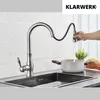 KLARWERK® NAVIS | Edelstahl ausziehbare Küchenarmatur Produktbild-Vorschau 5