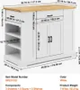 Kücheninselwagen mit Lagerschrank und Schublade - Produktbild-Vorschau 7