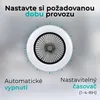 A close-up of a fan with a control dial, overlaid with marketing text. Náhled obrázku produktu