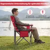 Skládací kempingová židle COSTWAY XXL s nosností 180 kg, Náhled obrázku produktu 5
