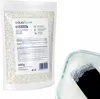 A bag of silica gel and a glass container filled with silica gel beads. Podgląd zdjęcia produktu
