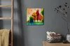 Coloray Uhr auf Leinwand 30x30 cm Wand Uhr Dekoration Produktbild-Vorschau 4