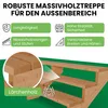 Terrassentreppe aus Lärche Treppe Stufen Wangentreppe Produktbild-Vorschau 2