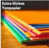 50x Papier bunt - 220 g/m² - Bastelpapier & Buntpapier - Produktbild-Vorschau 3