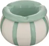 Gestreifter aschenbecher della pasta 9x9x6cm  - Atmosphera Produktbild-Vorschau 1