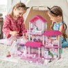 MalPlay Kinderpuppenhaus Rosa, Puppenhaus Villa für Produktbild-Vorschau 5