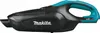 A black and teal Makita cordless vacuum cleaner is shown against a white background. Podgląd zdjęcia produktu