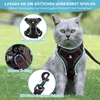 Katzengeschirr mit Leine Set Ausbruchsicher Brustgeschirr Produktbild-Vorschau 3