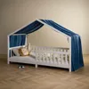 Hausbett Himmel LIAN in dunkelblau - Betthimmel aus 100% Produktbild-Vorschau 1