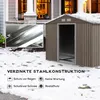 Outsunny Gerätehaus 4,9 m², Gartenhaus mit Satteldach, Produktbild-Vorschau 10