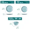 Diagrams showing the dimensions and capacities of plates and bowls. Náhled obrázku produktu