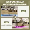 okwish Höhenverstellbarer-Couchtisch Sideboard mit Produktbild-Vorschau 7