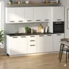 ULWEHOME | Küchenzeile 260 cm Mattweiß, Küchenmöbel-Set Produktbild-Vorschau 7
