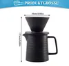Kaffeefilter Keramik 500 ml mit Tasse, Pour Over Kaffee Produktbild-Vorschau 2