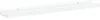 A white shelf on a white background. Voir les images du produit