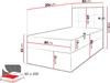 MIRJAN24 Boxspringbett mit Bettkasten Luanda Single, Produktbild-Vorschau 6