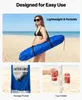 Cabane de plage VEVOR, tente de plage de 2,4 x 2,4 m avec Voir les images du produit 6