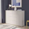 Madia Medea con 4 cassetti e 2 ante cashmere 144x35x99 – Anteprima dell’immagine prodotto 2