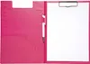 MAUL Schreibmappe A4 Hochformat Karton Folie pink Produktbild-Vorschau 3