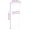 Balkon-Seitenmarkise 60 × 250 cm Braun , Markisen Design Produktbild-Vorschau 10