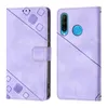 Hülle für Huawei P30 Lite Prägung Flip Leder Brieftasche Produktbild-Vorschau 2
